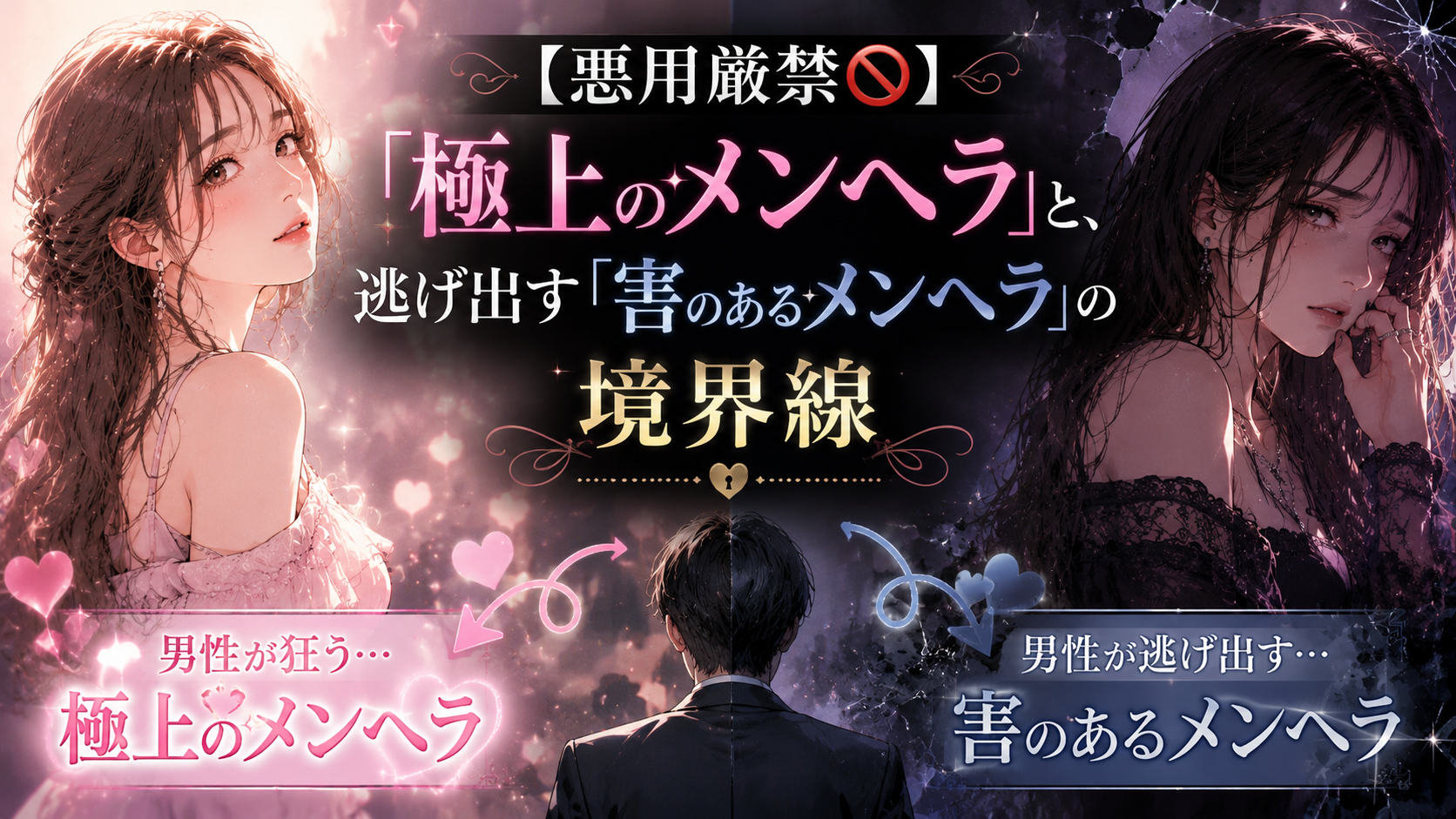 【悪用厳禁🚫】男性が狂う「極上のメンヘラ」になろう🤫❤️